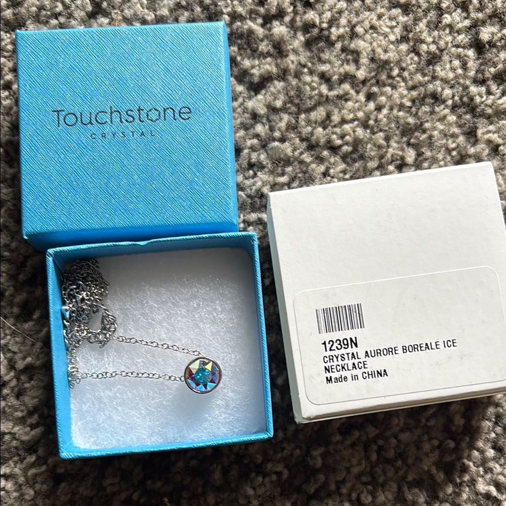 Touchstone Crystal Auroura Boreale Necklace